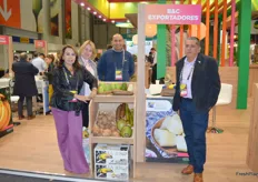 The ByC Exportadores Del Valle De Ujarras team were happy to showcase their root vegetables from Costa Rica.